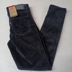 NWT Women's Levi's 311 Shaping Skinny Corduroy Mid Rise Pants/Jeans Size 27x30